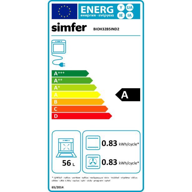 VGRADNA PEČICA + PLOŠČA SIMFER BIOH 32B5IND2