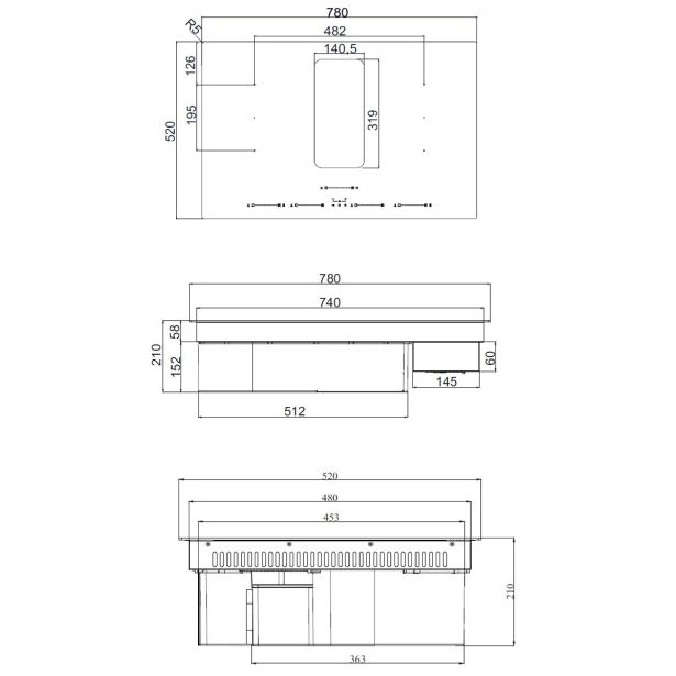 VGRADNA PLOŠČA Z NAPO SICCABO INTEGRALE EVO