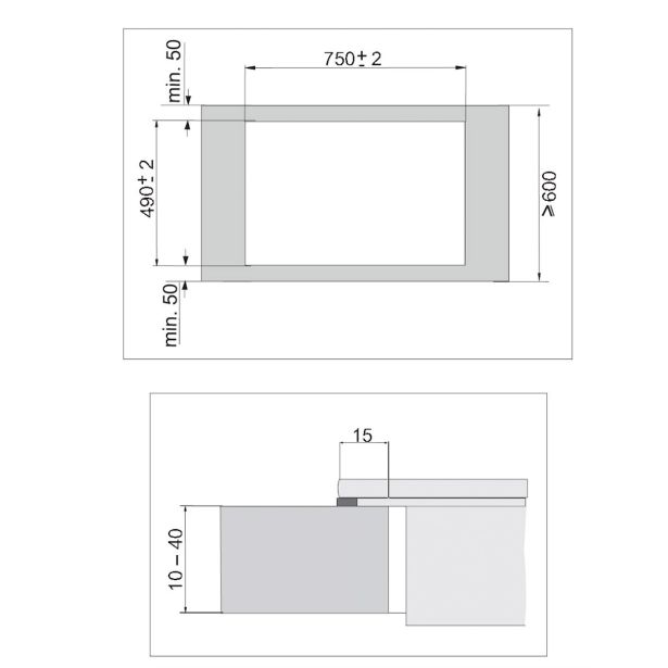 VGRADNA PLOŠČA Z NAPO SICCABO INTEGRALE EVO Z INTEGRIRANO NAPO
