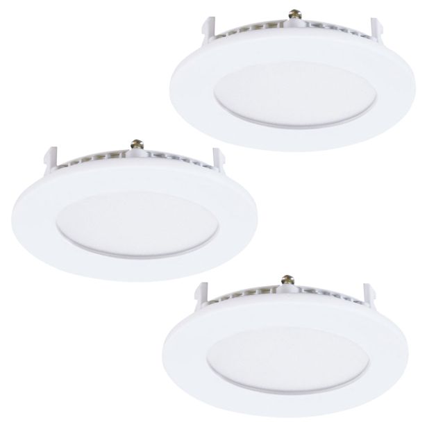 VGRADNA STROPNA SVETILKA EGLO FUEVA 3 BELA 3X2.7W, PAK/3