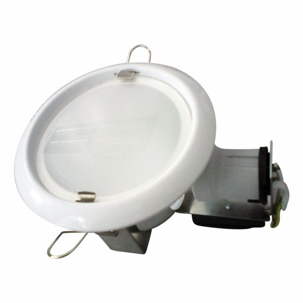 VGRADNA STROPNA SVETILKA MENTES DL 102 BELA 1X 15W E27