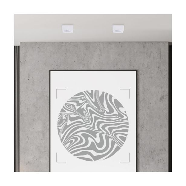 VGRADNA STROPNA SVETILKA MILAGRO BALI BELA ML0077 KVADRATNA