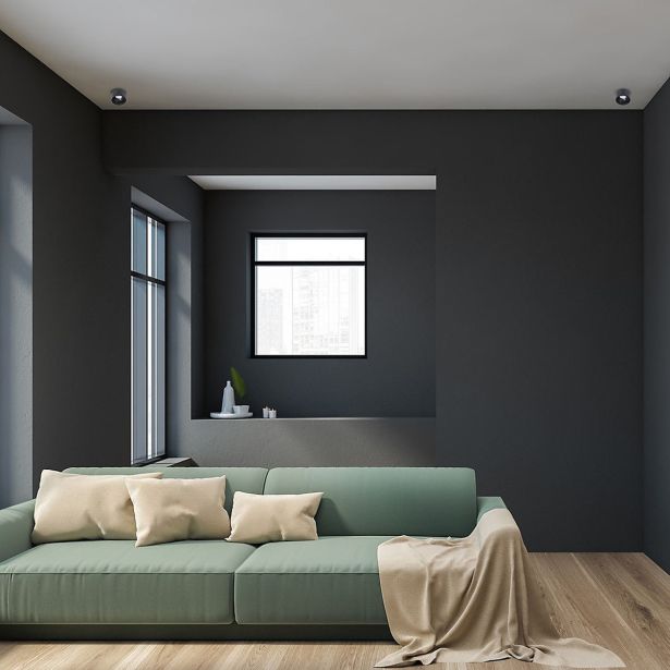 VGRADNA STROPNA SVETILKA MILAGRO BALI ČRNA ML0060 OKROGLA