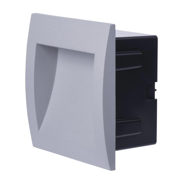 VGRADNA VRTNA SVETILKA EMOS ORIENTACIJSKA 3W SIVA, LED