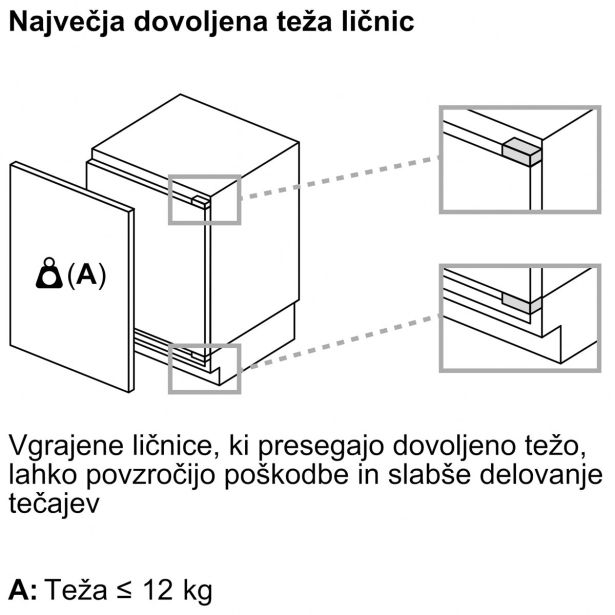 VGRADNA ZAMRZOVALNA OMARA BOSCH GUN21ADE0