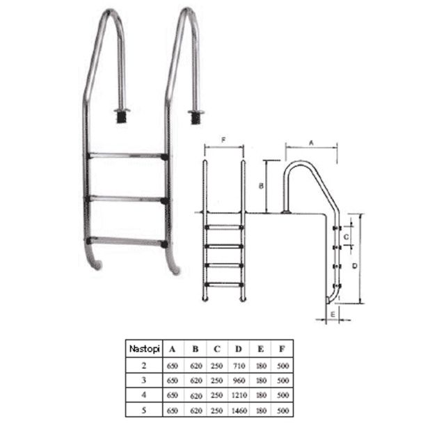 VGRADNI BAZEN PLANET POOL EASYPOOL PLUS 8 X 4 X 1.5 M