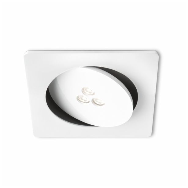 VGRADNI LED REFLEKTOR PHILIPS PROBOS 1X6W LED 57965/31/16 BELA