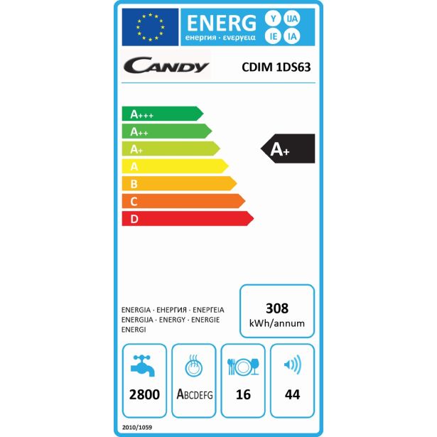 VGRADNI POMIVALNI STROJ CANDY CDIM 1DS63