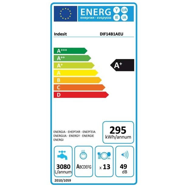 VGRADNI POMIVALNI STROJ INDESIT DIF 14B1A EU