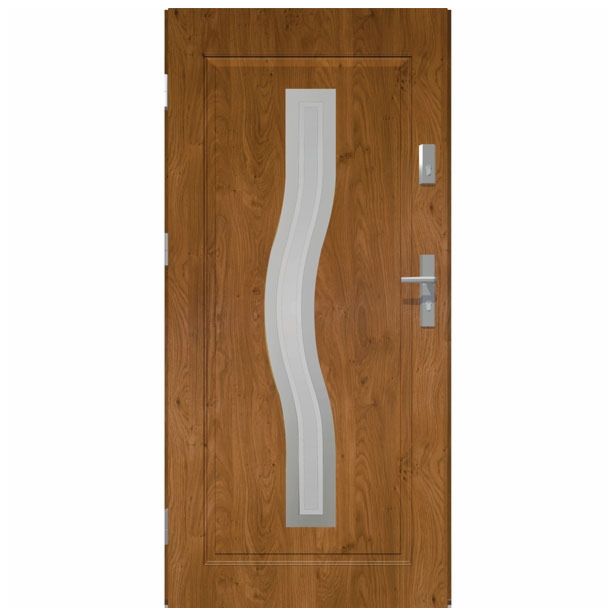 VHODNA KOVINSKA VRATA PRIME55 CERES 999X2068 MM D ZLATI HRAST