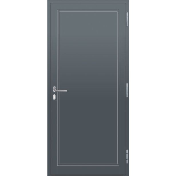 VHODNA VRATA, ALU INLES TREND AT 265A ANTRACIT 1000X2150 MM L