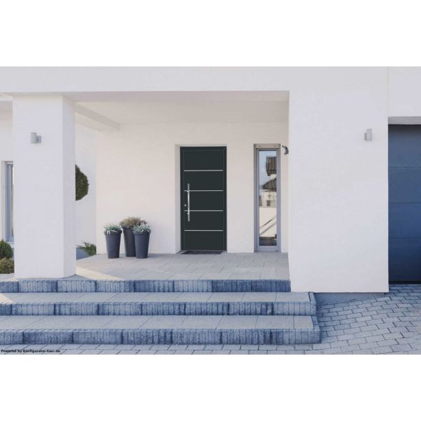 VHODNA VRATA, ALU INLES TREND AT 265A ANTRACIT 1000X2150 MM L