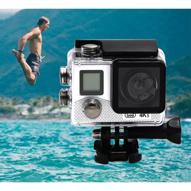 VIDEOKAMERA TREVI GO 2500-4K SREBRNA