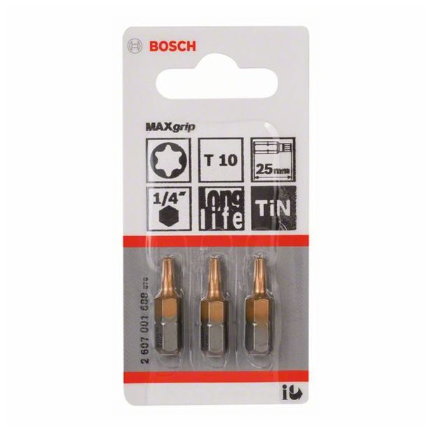 VIJAČNI NASTAVEK BOSCH MAX GRIP T10, 25 MM