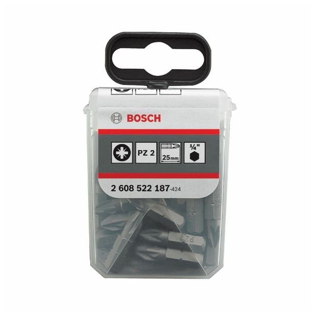 VIJAČNI NASTAVEK KRIŽNI BOSCH PZ2 25 MM 25 KOS