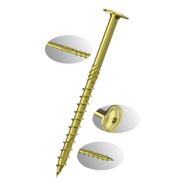 VIJAK ZA LESENE KONSTRUKCIJE  8X300 A2G TX 40 S PRIROBNICO