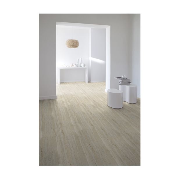 VINIL PLOŠČA, LVT SENSO NATURAL TRAVERTIN 0201 609X305X2 MM SAMOLEPILNA