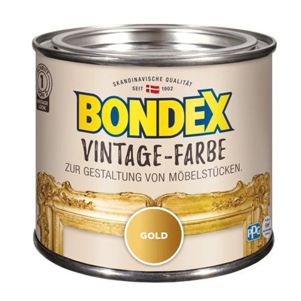 SPECIALNI PREMAZ BONDEX VINTAGE - BARVA ZLATA 0.375 L