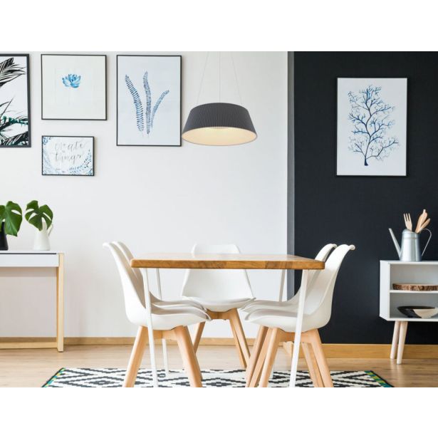 VISEČA SVETILKA CROTONE 45W ANTRACIT CCT DIM, DALJIN.UPR.