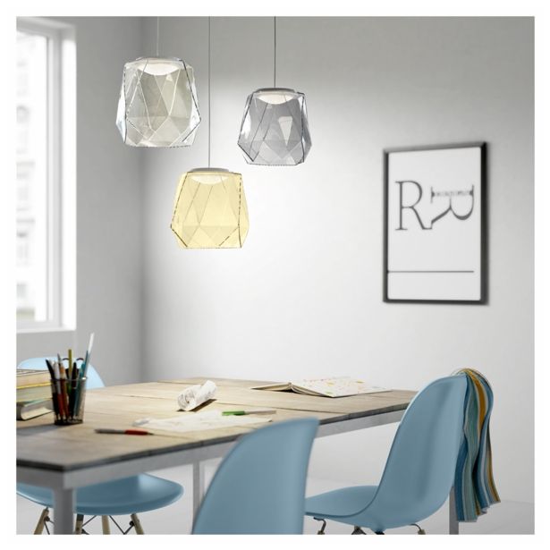 VISEČA SVETILKA-LESTENEC PHILIPS ITALLO 1X4.5W LED 37266/87/16 ANTRACIT FI20