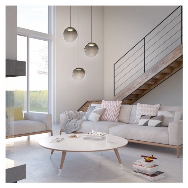 VISEČA SVETILKA-LESTENEC PHILIPS VIENNE 1X4.5W LED 37361/87/16 SIVA