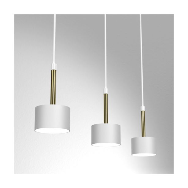 VISEČA SVETILKA MILAGRO ARENA BELA/ZLATA 3XGX53 MLP7755