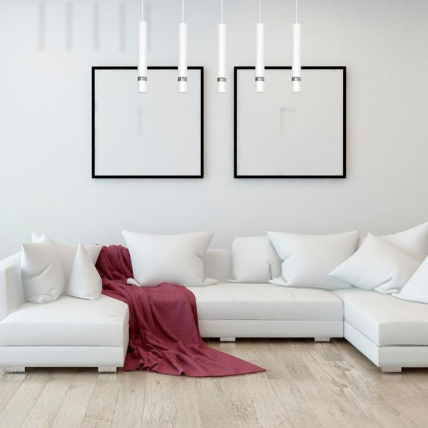 VISEČA SVETILKA MILAGRO JOKER BELA/KROM 5XGU10 MLP1412