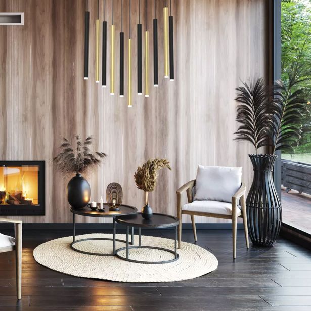 VISEČA SVETILKA MILAGRO MONZA MEDENINA 11XG9 LED MLP8845