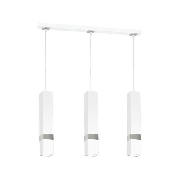 VISEČA SVETILKA MILAGRO VIDAR BELA/KROM 3XGU10 MLP6284