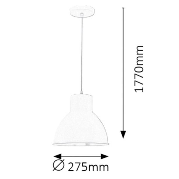 VISEČA SVETILKA RABALUX DEREK E27 60W MAT ČRNA