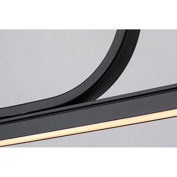 VISEČA SVETILKA RABALUX ELIA 25W L120CM ČRNA