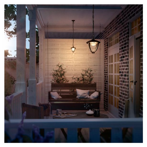 VISEČA VRTNA SVETILKA PHILIPS ROBIN 1X4.5W LED 15476/30/16 ČRNA