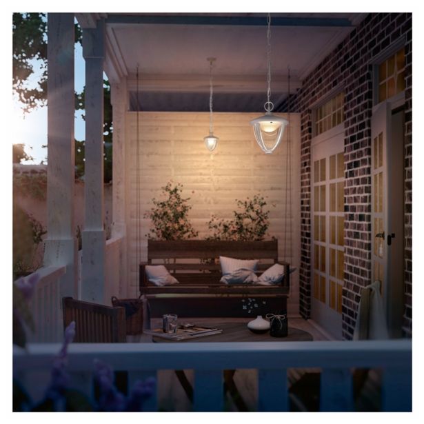 VISEČA VRTNA SVETILKA PHILIPS ROBIN 1X4.5W LED 15476/31/16 BELA