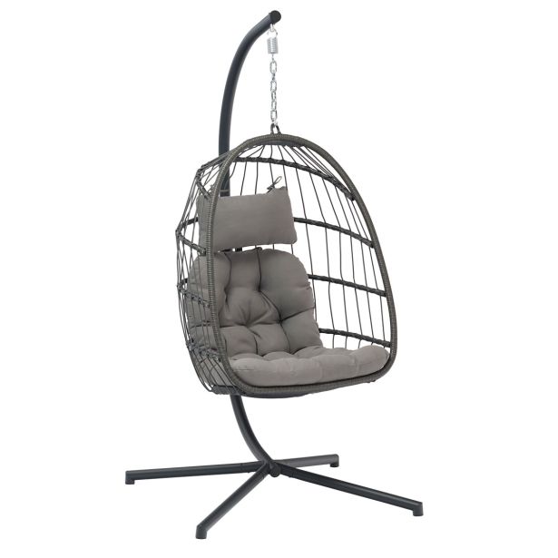 VRTNA GUGALNICA VISEČI STOL SIMPLE POLNO ZLOŽLJIV SISTEM