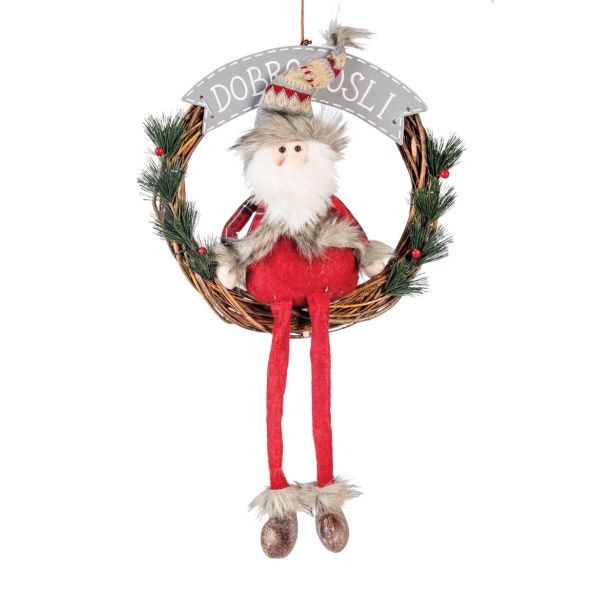 VENČEK GLOSSTYLE VISEČI FI 33 CM BOŽIČEK ALI SNEŽAK