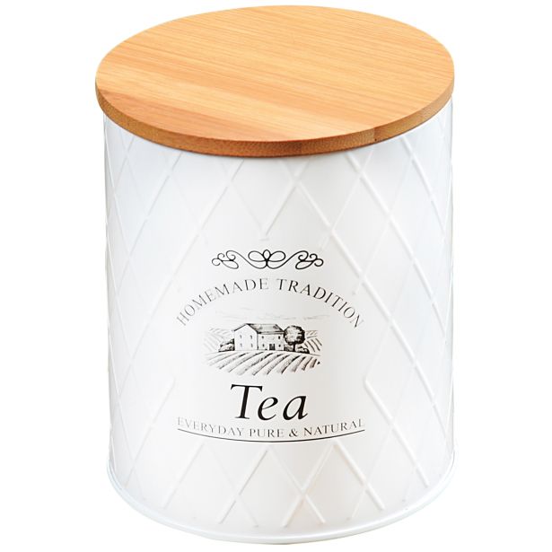 POSODA ZA SHRANJEVANJE KESPER 11X13.5 CM POKROV IZ BAMBUSA