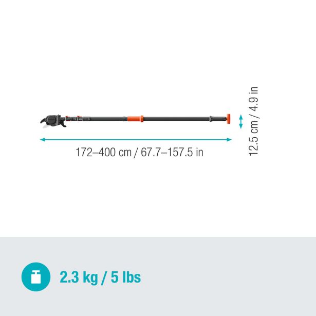 VIŠINSKE ŠKARJE ZA VEJE GARDENA TELESKOPSKE STARCUT PRO L
