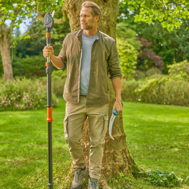 VIŠINSKE ŠKARJE ZA VEJE GARDENA TELESKOPSKE STARCUT PRO L