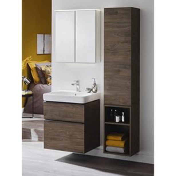 VISOKA OMARICA GEBERIT SELNOVA SQUARE 118X36X30 OREH - HICKORY