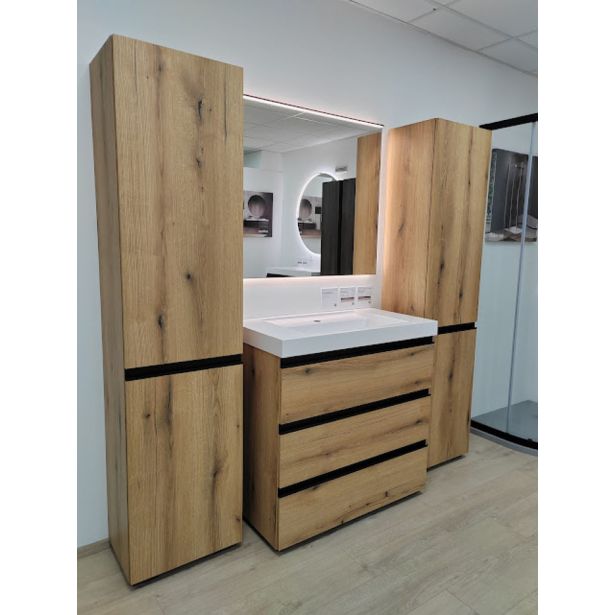 VISOKA OMARICA KOLPA SAN HARMONY H 1892/300 LG Z VRATI SVETLO SIVI