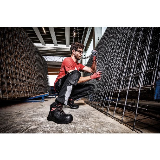 VISOKI DELOVNI ČEVLJI PUMA IRON HD BLK MID S3S ČRNI ŠT. 45