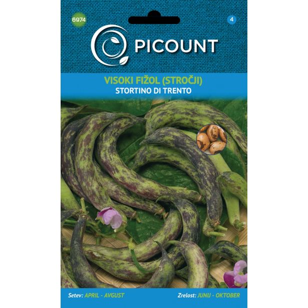 STROČNICA VILMORIN VISOKI FIŽOL STORTINO DI TRENTO (MANGIATUTTO)