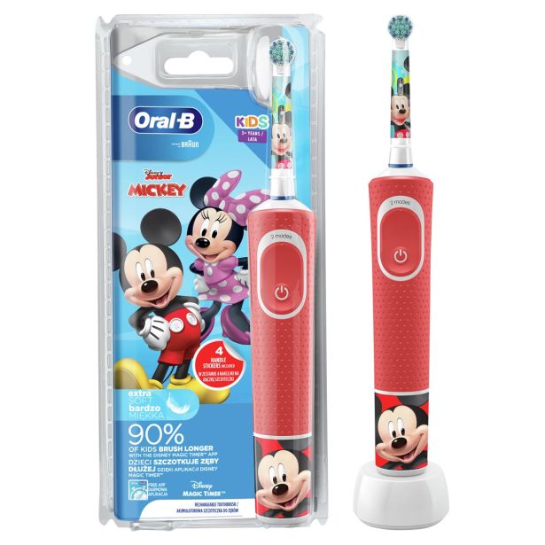 ELEKTRIČNA ZOBNA ŠČETKA ORALB VITALITY KIDS D100 MICKEY