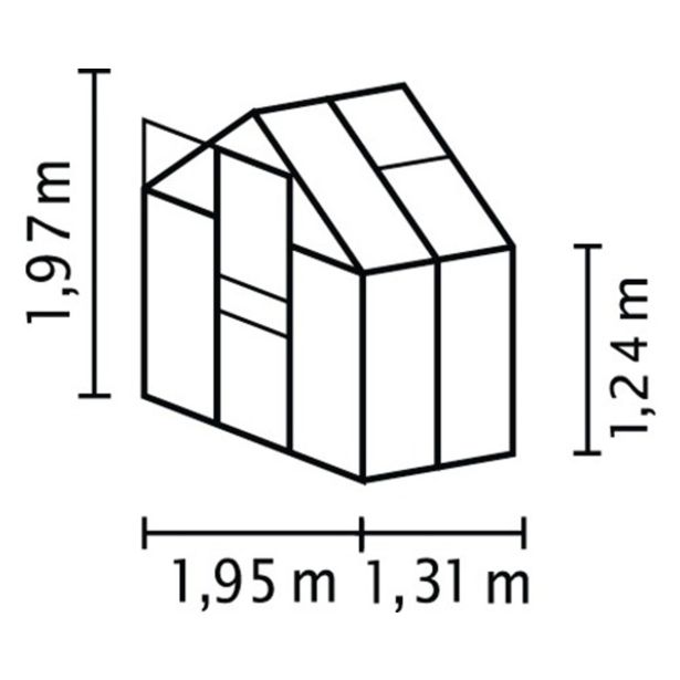 VITAVIA VENUS  2500 HKP 6MM, ČRNA