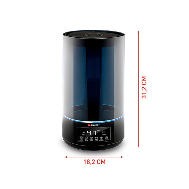VLAŽILNIK ZRAKA ALPINA 4.3L 25W ULTRASONIČNI