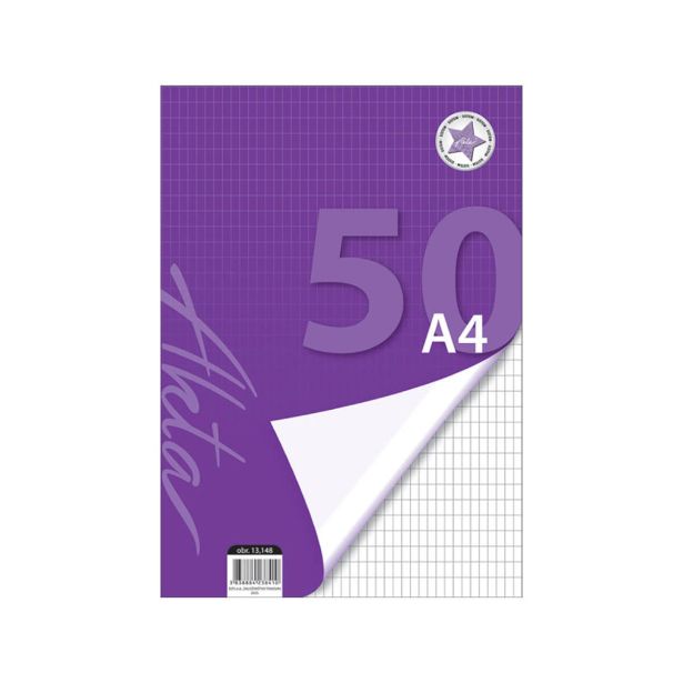 VLOŽNI LIST AKTA A4 50 L VISOKI KARO