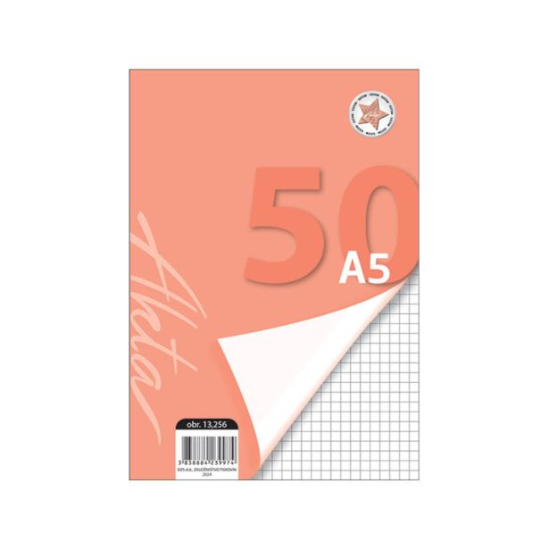 VLOŽNI LIST AKTA A5 50 L KARO 5 MM