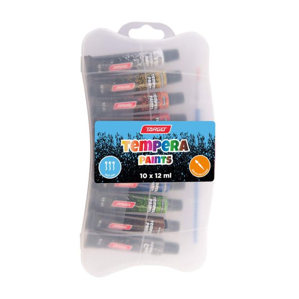 VODENE BARVICE, TEMPERE TARGET TEMPERE S ČOPIČEM 12ML 10/1 28658