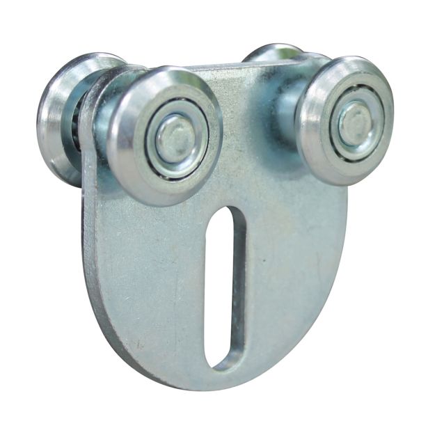 VODILO ZA POMIČNA VRATA KOLO DVOJNO S PLOŠČICO ZA 34X31X6000