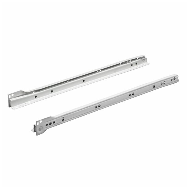 VODILO ZA PREDAL HETTICH DIY 400 MM, BELO, 20 KG PAR=2 KOS